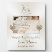 Foto personalisieren Mit Monogramm Decken für Hoch Fotoplatte (Vorderseite)
