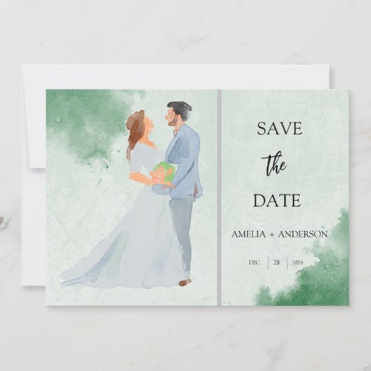 Foto personalisieren save the date (Vorderseite)