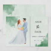 Foto personalisieren save the date (Vorne/Hinten)