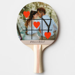 Foto Personalisieren Valentine Liebe Tischtennis Schläger