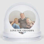 Foto Personalisiert 2-seitig nach Maß gefertigt Schneekugeln (Vorderseite)