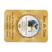 Foto Personalisiert, 50. Jahrestag Save the Date Magnet (Horizontal)