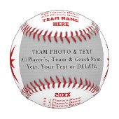 Foto Personalisiert Baseball Geschenke für den Coa (Vorderseite)