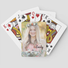 Foto Personalisiert Bridesmaid Spielkarten