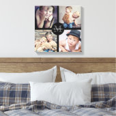 Foto Personalisiert Collage Leinwanddruck (Insitu (Schlafzimmer))