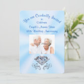 Foto Personalisiert Einladungen zum 60-jährigen Ju (Stehend Vorderseite)