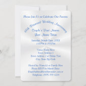 Foto Personalisiert Einladungen zum 60-jährigen Ju (Rückseite)