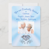 Foto Personalisiert Einladungen zum 60-jährigen Ju (Vorderseite)