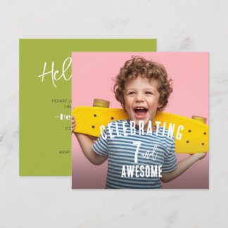 Foto Personalisiert Geburtstag Einladung