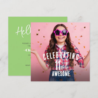 Foto Personalisiert Geburtstag Einladung