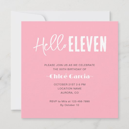 Foto Personalisiert Geburtstag Einladung (Rückseite)