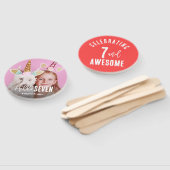 Foto Personalisiert Geburtstag Handfächer (Non-assembled)