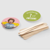 Foto Personalisiert Geburtstag Handfächer (Non-assembled)