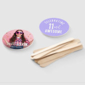 Foto Personalisiert Geburtstag Handfächer (Non-assembled)