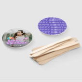 Foto Personalisiert Geburtstag Handfächer (Non-assembled)