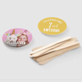 Foto Personalisiert Geburtstag Handfächer (Non-assembled)