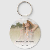 Foto Personalisiert Gedenkfeier Schlüsselanhänger (Vorderseite)