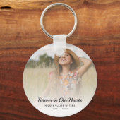 Foto Personalisiert Gedenkfeier Schlüsselanhänger (Vorderseite)