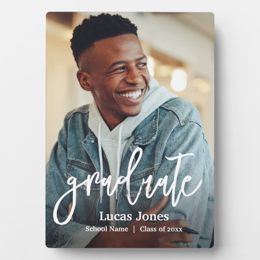 Foto Personalisiert Graduate Fotoplatte (Vorderseite)