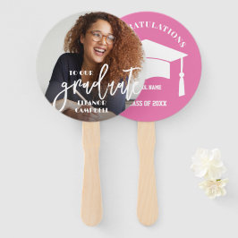 Foto Personalisiert Graduate Hand Fan Fächer