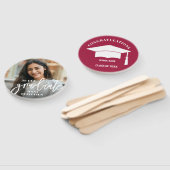 Foto Personalisiert Graduate Hand Fan Fächer (Non-assembled)