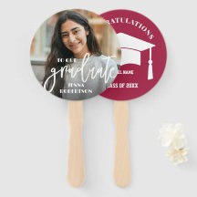 Foto Personalisiert Graduate Hand Fan