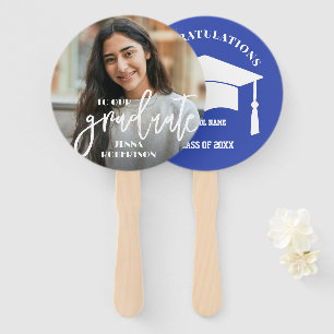 Foto Personalisiert Graduate Hand Fan Fächer