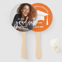Foto Personalisiert Graduate Hand Fan Fächer
