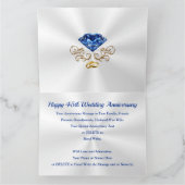 FOTO Personalisiert Happy, Karten zum 45. Jubiläum (Innenseite)