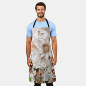 Foto Personalisiert Mama Queen of the Kitchen Schürze (Getragen)