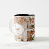 Foto Personalisiert Mama Queen of the Kitchen Zweifarbige Tasse (Vorderseite Links)