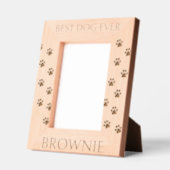 Foto personalisiert Paw Print Geätzte Rahmen (Links)