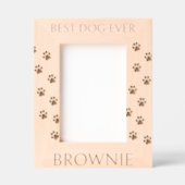 Foto personalisiert Paw Print Geätzte Rahmen (Vorderseite)