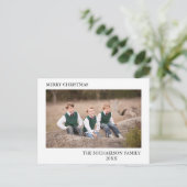 Foto Personalisiert Postkarte (Stehend Vorderseite)