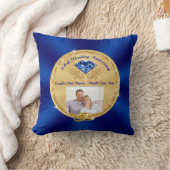 Foto Personalisiert Sapphire Jubiläum Eltern Kissen (Decke)