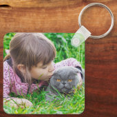 Foto Personalisiert Schlüsselanhänger (Rückseite)