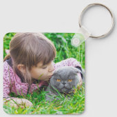 Foto Personalisiert Schlüsselanhänger (Rückseite)