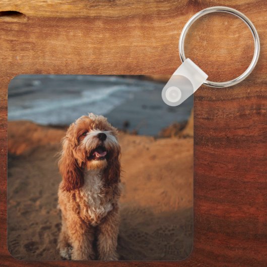 Foto Personalisiert Schlüsselanhänger (Rückseite)