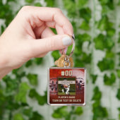 Foto Personalisiert Senior Football Player Geschen Schlüsselanhänger (Hand)