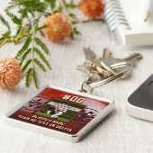 Foto Personalisiert Senior Football Player Geschen Schlüsselanhänger (Seite)