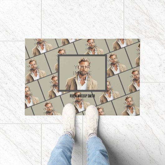 Foto Personalisierte benutzerdefinierte Doormat-Ru Fußmatte (Indoor)