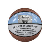 Foto, Personalisierte Mini-Basketball. FARBE ÄNDER Mini Basketball (Vorderseite)