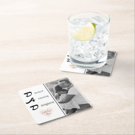 Foto Personalisierte Vater Untersetzer | Vatertag