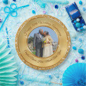 FOTO personalisierter 50. Jahrestags-PapierTeller Pappteller (Party)