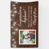 Foto Personalisierter Abschluss Bannerunterschrift Banner (Vertikal)