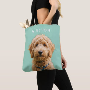 Foto personalisierter Hunde Name - BESCHREIBUNG LE Tasche