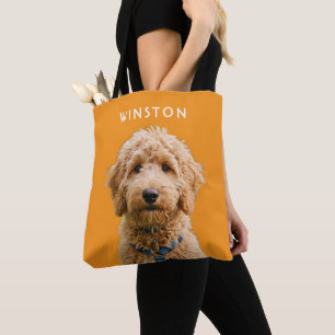 Foto personalisierter Hunde Name - BESCHREIBUNG LE Tasche