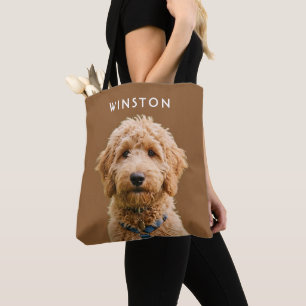Foto personalisierter Hunde Name - BESCHREIBUNG LE Tasche