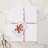 Foto personalisierter Lebkuchenmann Geschenkanhänger (Mit Garn)