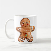Foto personalisierter Lebkuchenmann Kaffeetasse (Links)